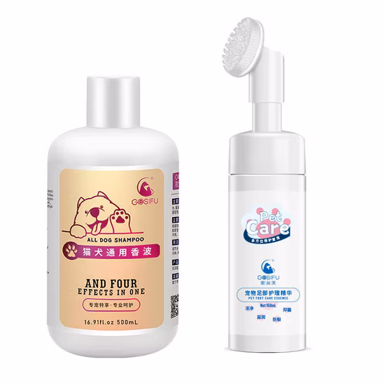 Soins hydratants pour animaux de compagnie, nettoyage des pieds d'animaux, chat, chien, congé